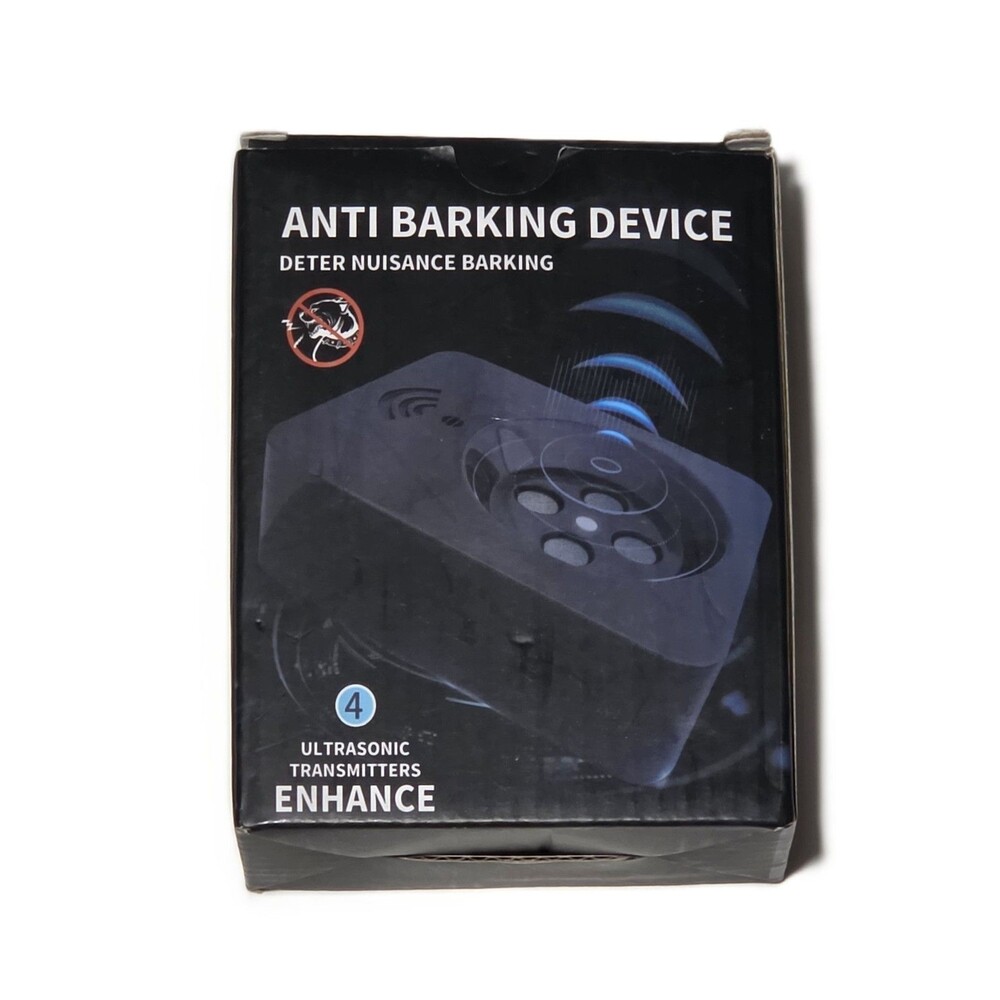 Ultrasonic Dog Bark Deterrent Device – 50FT Range 4 Transmitters - 2026 Upgraded
